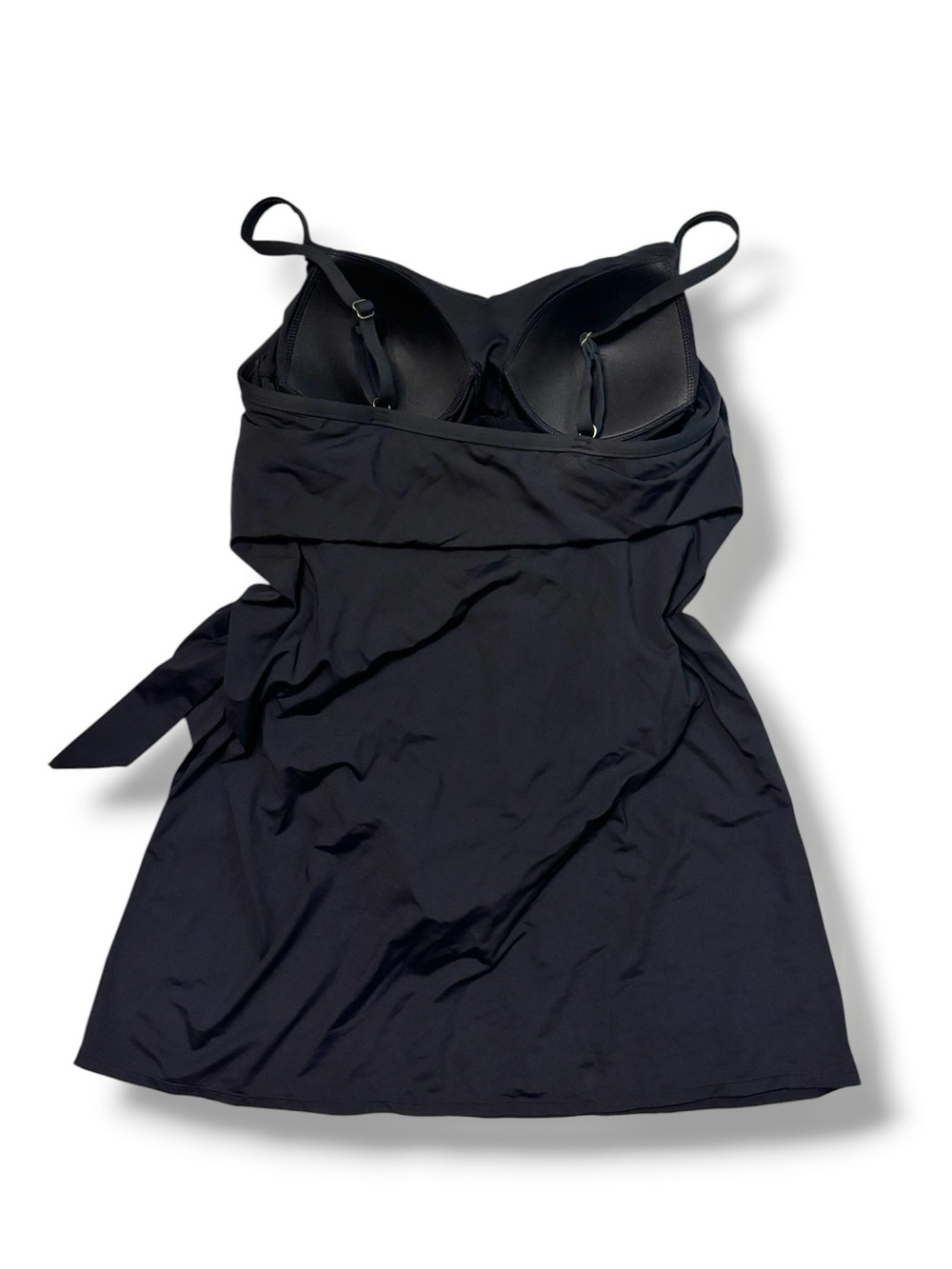 LANDS’ END UPF 50 Sweetheart One-Piece Swim Dress Black Size Large - Picture 9 of 10